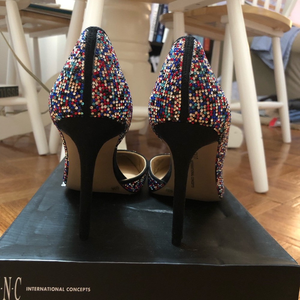 INC Kenjay Multi pixel 6.5 d’orsay heels - Picture 3 of 9